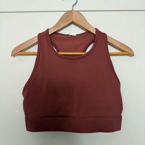 Fabletics Trinity High Impact Sports Bra Womens Size M Pink Athleisure Gym Yoga - Picture 1 of 8